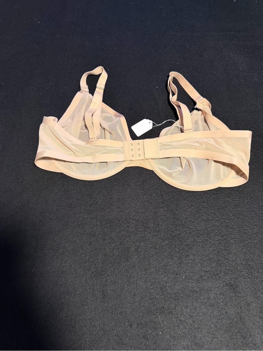 CUUP Sheer Mesh Underwire Bra‎ - Light Beige